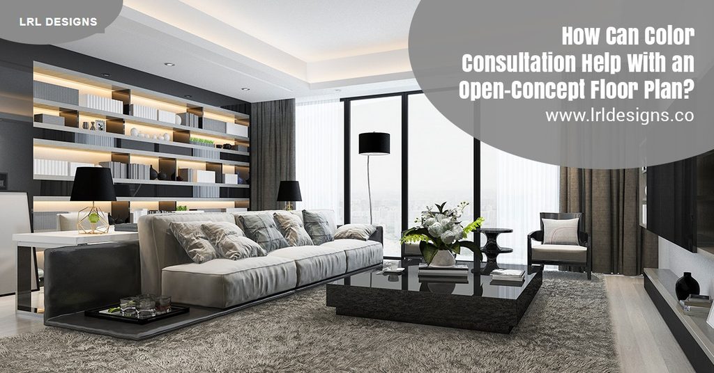 Color consultation for an open-concept floor plan